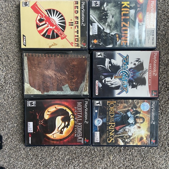 PS2 Bundle - 2 controllers, all the cords, and 6 games. - Picture 1 of 3